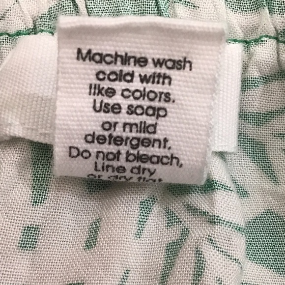 Japna Boho Green White Tropical Maxi Dress Size Medium New - Picture 9 of 9